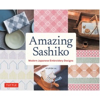Amazing Sashiko: Modern Japanese Embroidery Designs (Full-size Templates and Grids)