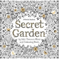 Secret Garden: An Inky Treasure Hunt and Colouring Book