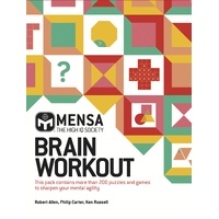 Mensa Brain Workout Pack: Improve your mental abilities with 200 puzzles and games