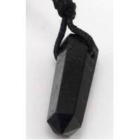 Black Obsidian Pendant (Large) with Cord