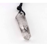 Tibetan Quartz Pendant (Large) with cord